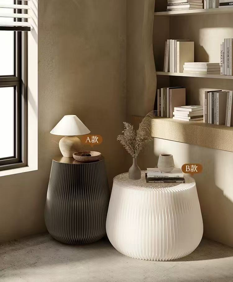 Drum Wave Side Table