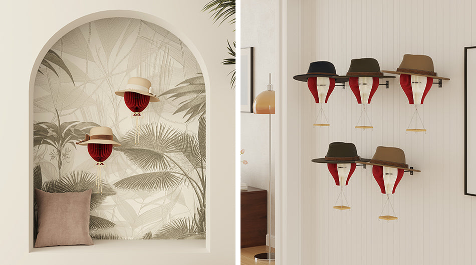 Hot Air Balloon Hat Rack