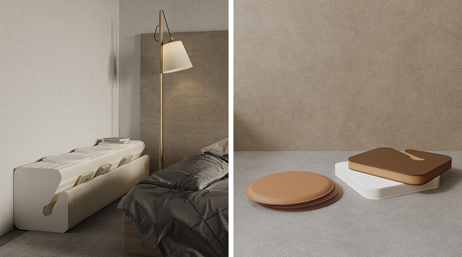 Foldable Kraft Paper Bench – Expandable, Lightweight, and Sustainable Seating