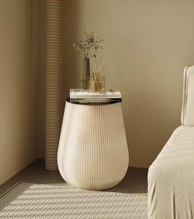 Drum Wave Side Table
