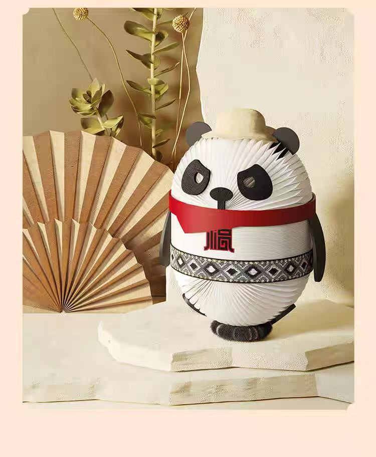Opera Panda Paper Ornament Set – Face-Changing, Hua Dan & Blessing Panda