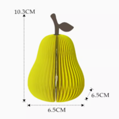 Paper Fruit Diffuser – Scented Foldable Décor in 6 Fruit Shape