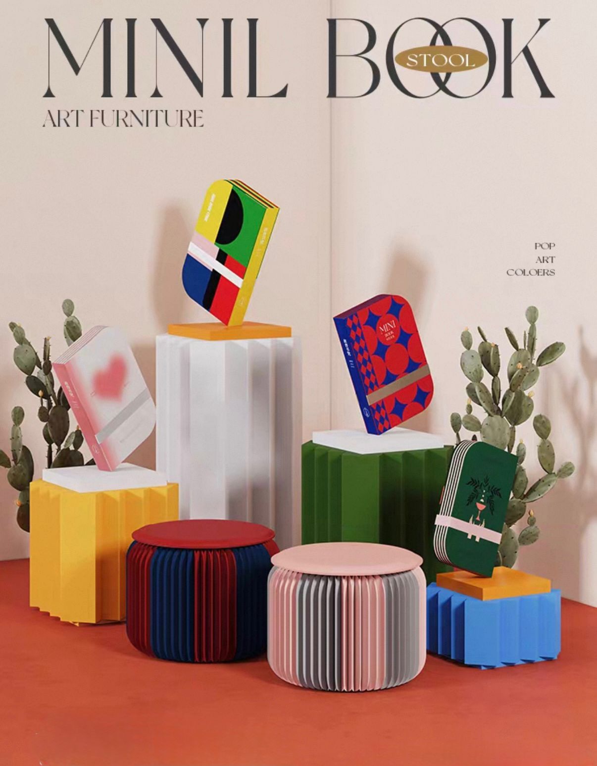 Mini Book Stool