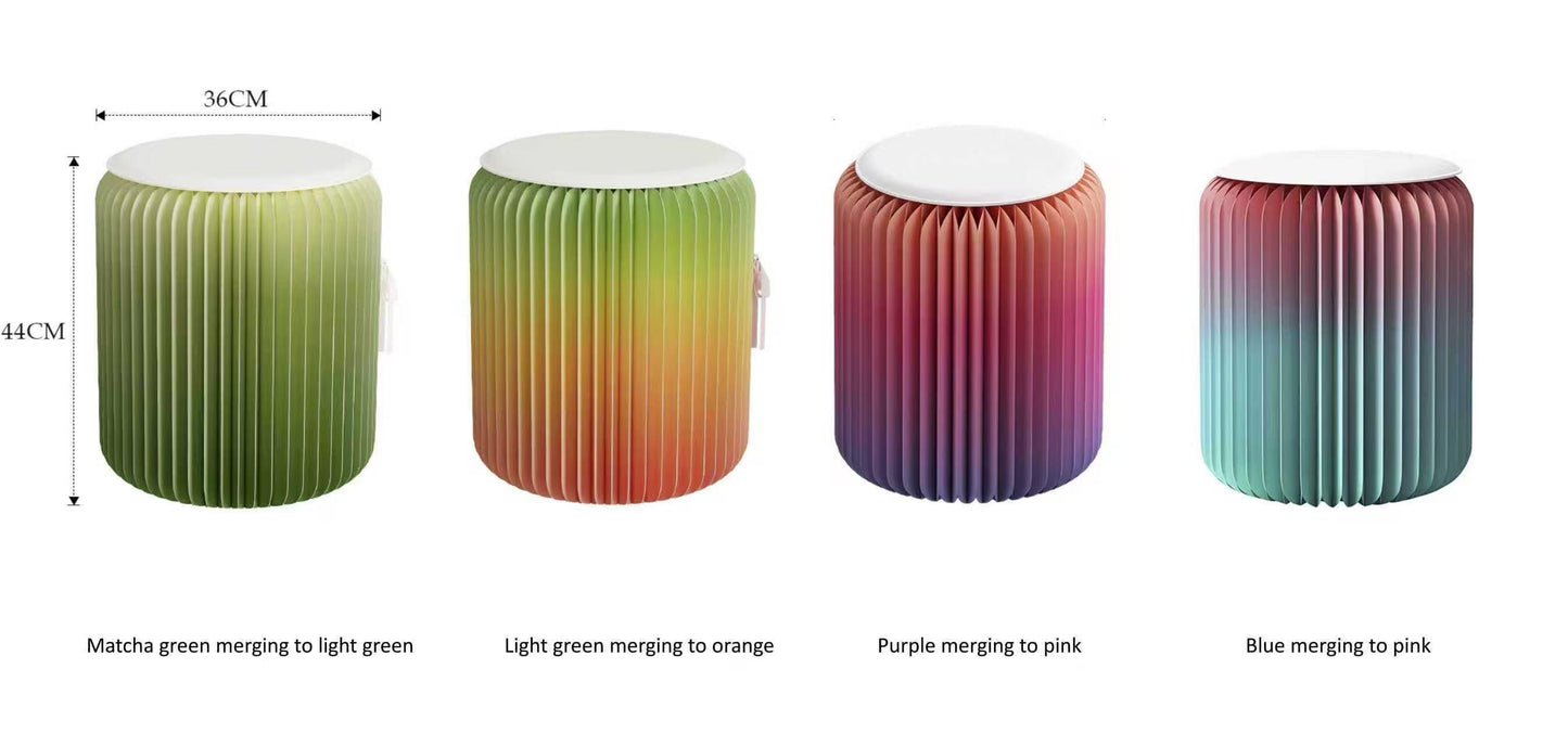 Macarons Paper Stool | Pop Up | Sustainable furniture