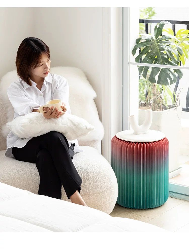 Macarons Paper Stool | Pop Up | Sustainable furniture