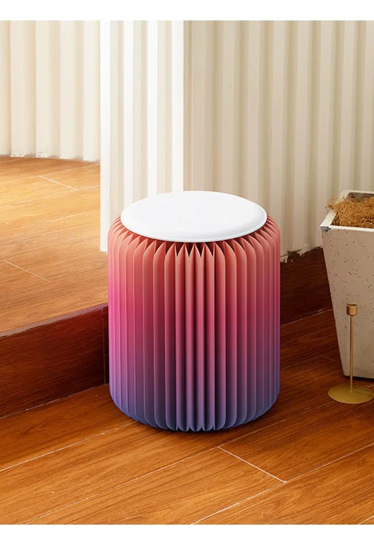 Macarons Paper Stool | Pop Up | Sustainable furniture