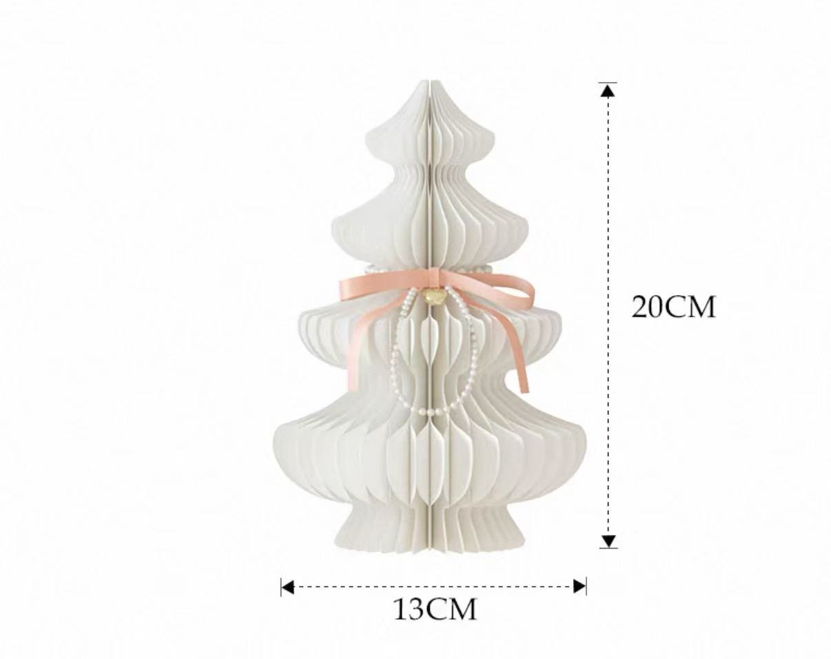 Paper Christmas Tree - Colour Block Mini Xmas Tree