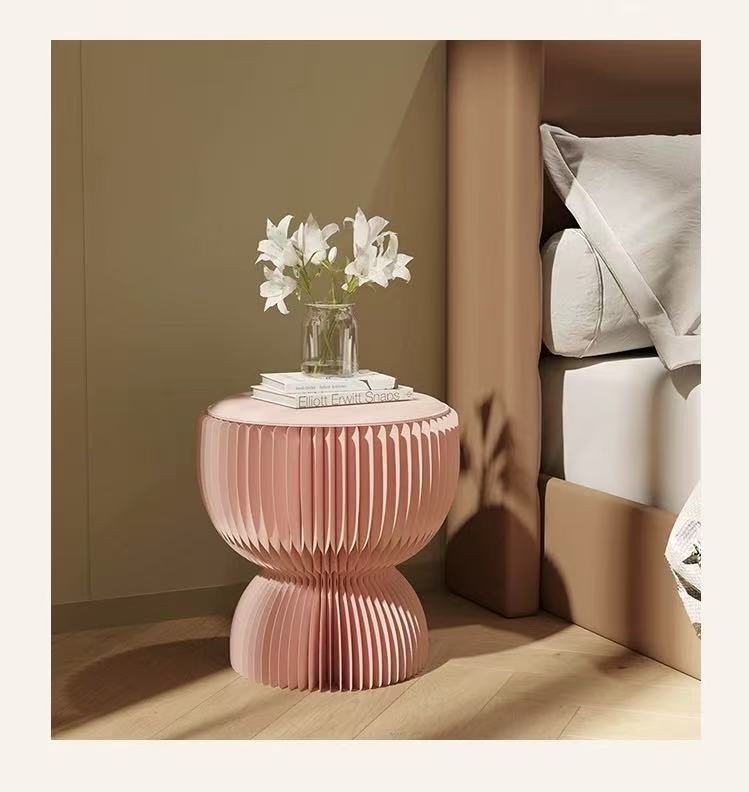 Lotus Foldable Paper Stool – Lightweight Kraft Seating Zen Inspired Stools