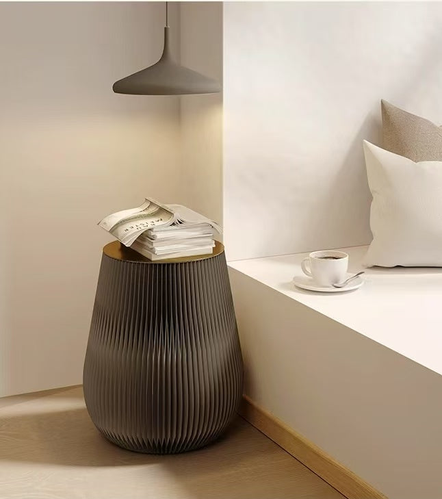 Drum Wave Side Table
