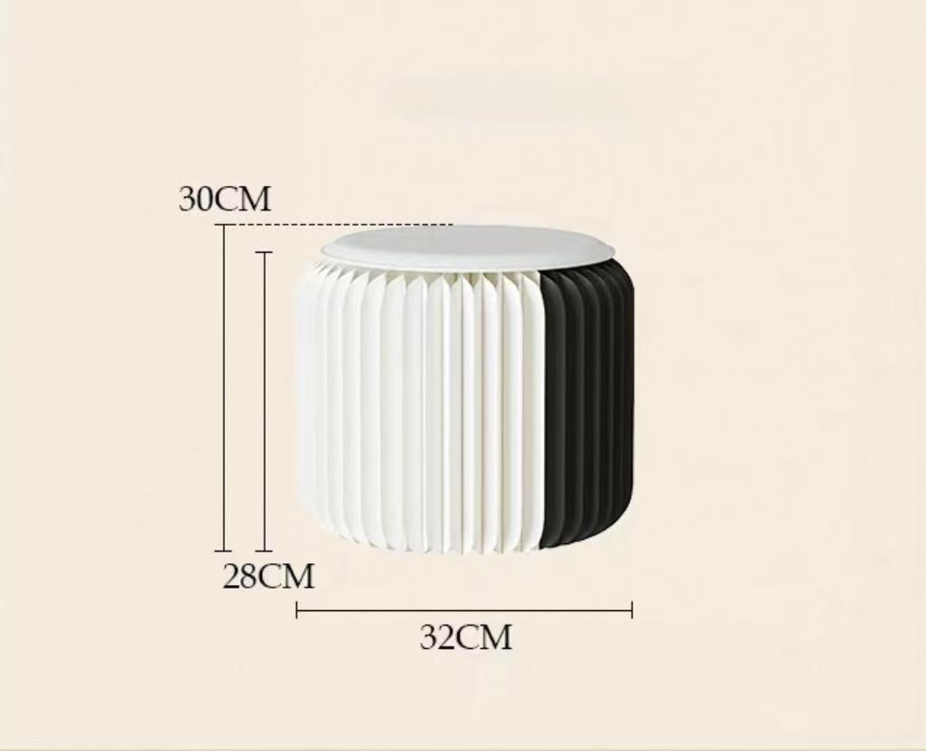 Panda Foldable Paper Stool – Low Kraft Seat for Kids & Creative Interior