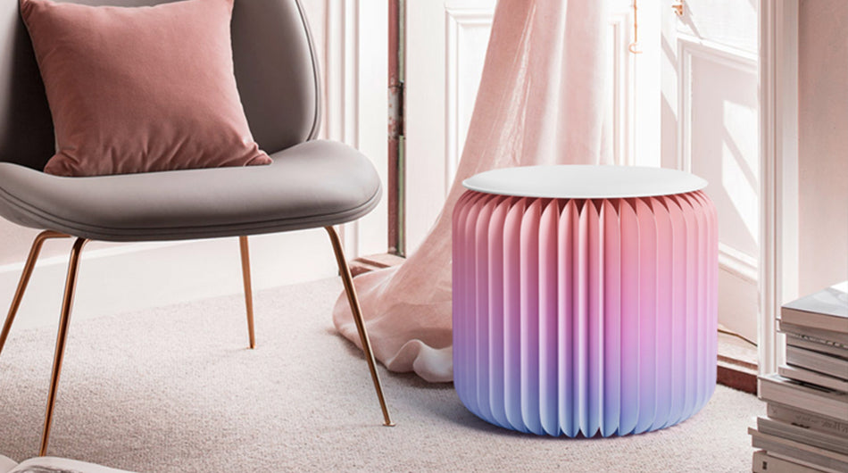 Accordion Stool | Pop Up Stool | Sustainable furniture | Folds18