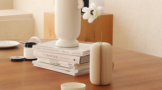 Accordion Paper Vase - Cylindrical Shape