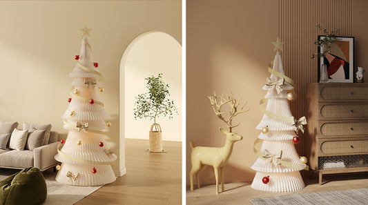 Paper Christmas Tree - Silver Fir