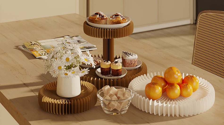 Lotus-Leaf Display Dish