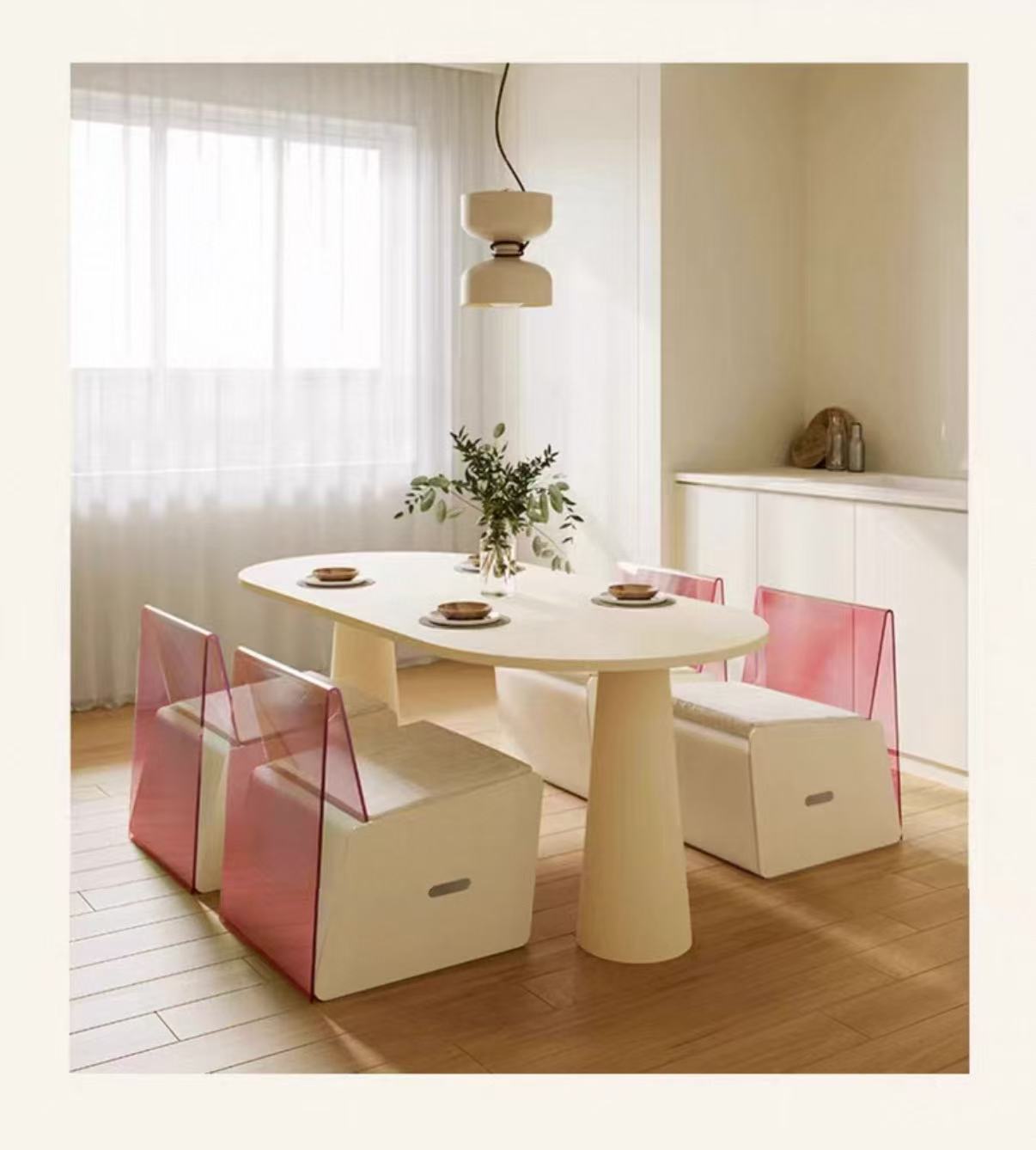 Aurora Foldable Kraft Paper Sofa – Modular Seating with Colour Backrest for Modern Interiors