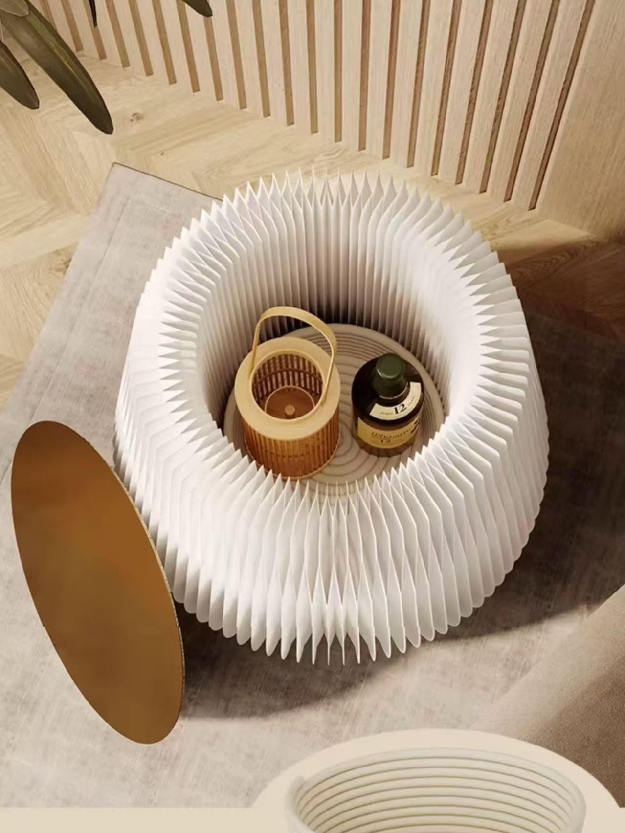 Drum Wave Side Table
