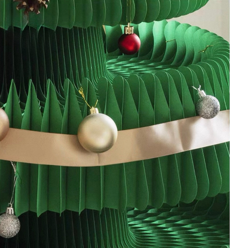 Paper Christmas Tree - Decorated Xmas Tree